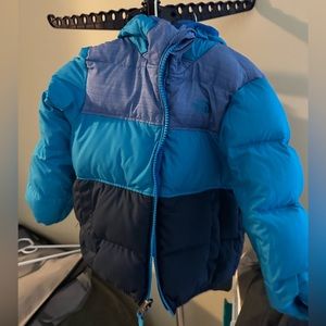 Reversible north face heavy jacket